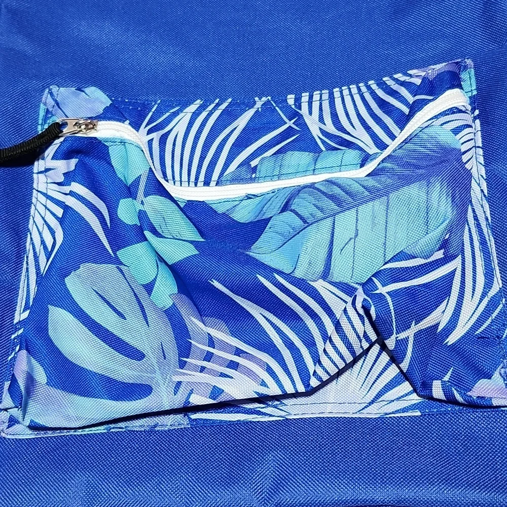 BUD LIGHT BLUE TROPICAL 24-CAN PADDED SOFTSIDE INSULATED COOLER BACKPACK UNISEX